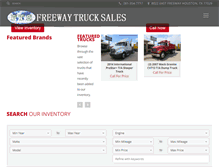 Tablet Screenshot of freewaytrucks.com